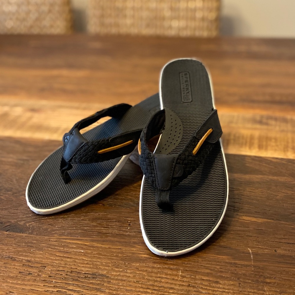 NEW Sperry Adriatic Braided Boat Shoe Flip Flops